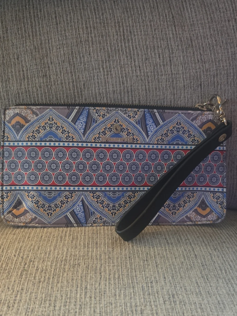 Spartina Patterned Wristlet Clutch